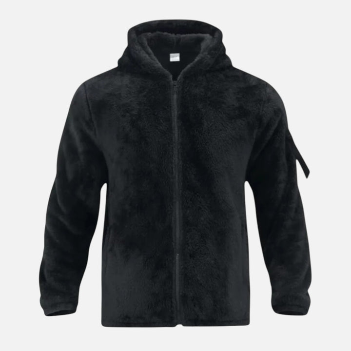 Ariste | Veste à capuche double polaire