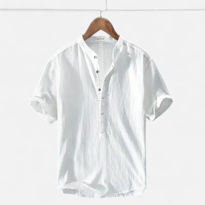 Ariste | T-shirt d'été décontracté en lin pour homme