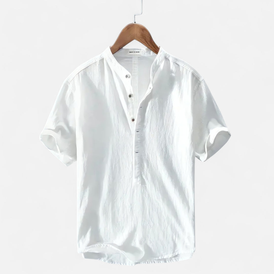 Ariste | T-shirt d'été décontracté en lin pour homme