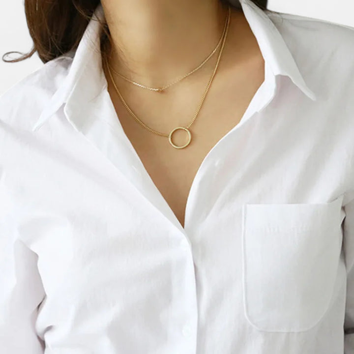 Ariste | Chemisier en coton à manches longues pour femme