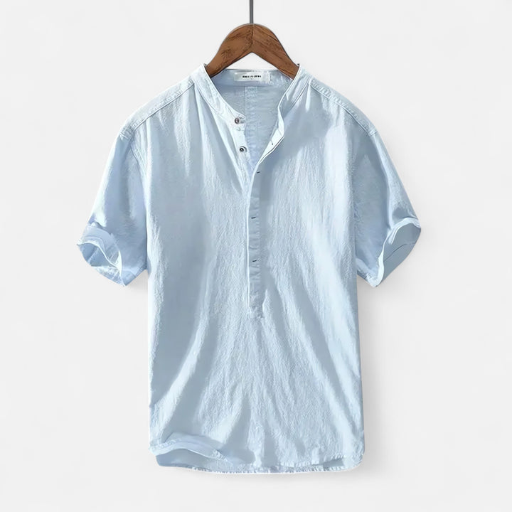 Ariste | T-shirt d'été décontracté en lin pour homme