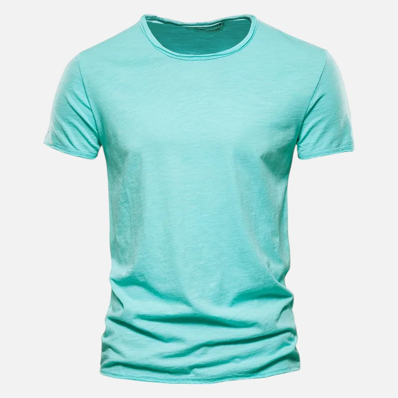 Ariste - Chemise décontractée à manches courtes en coton pour homme, douce et fine
