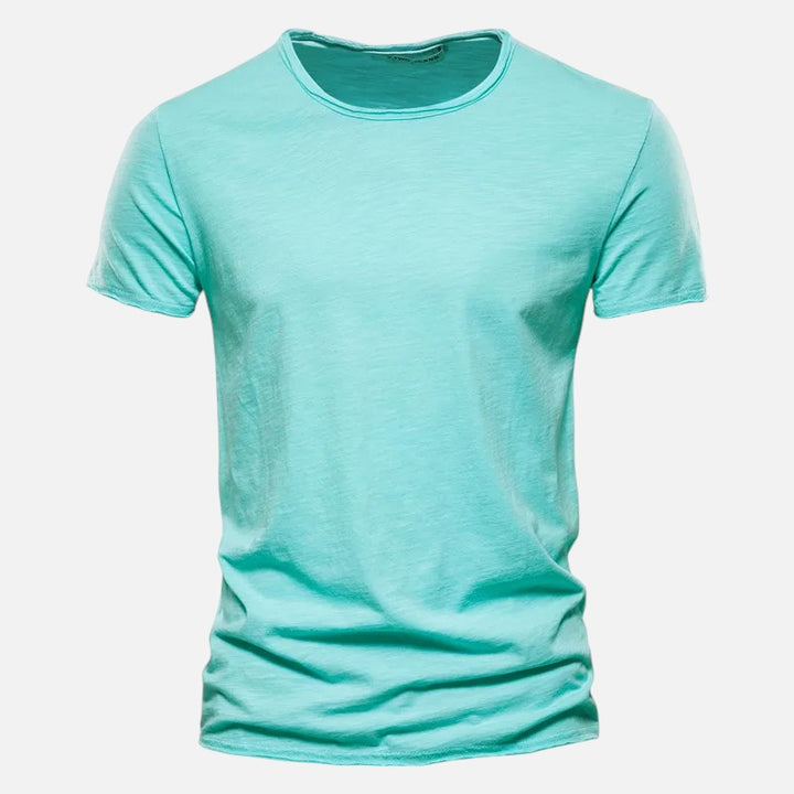 Ariste - Chemise décontractée à manches courtes en coton pour homme, douce et fine
