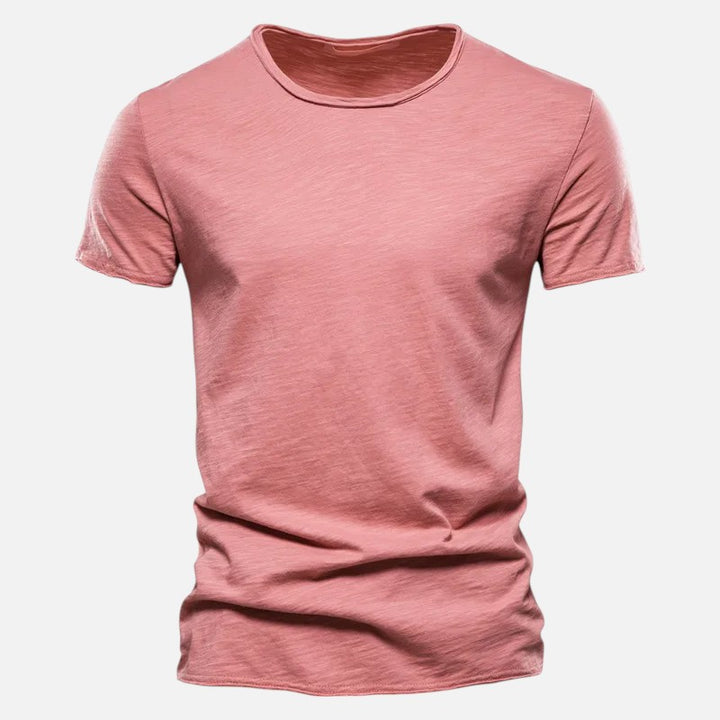 Ariste - Chemise décontractée à manches courtes en coton pour homme, douce et fine