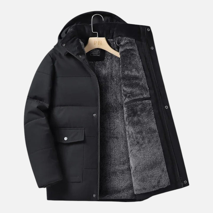 Ariste | Parka d'Hiver Doublée Cachemire