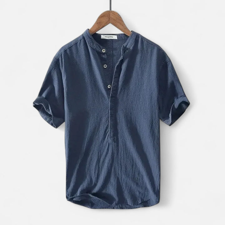 Ariste | T-shirt d'été décontracté en lin pour homme