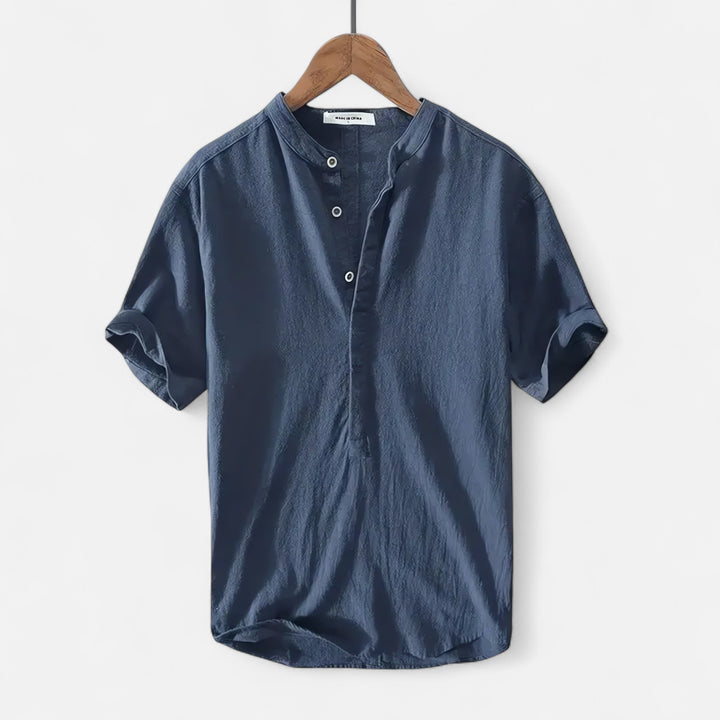 Ariste | T-shirt d'été décontracté en lin pour homme