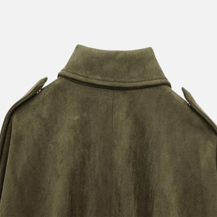 Ariste | Veste en polyester à col rabattu pour femme