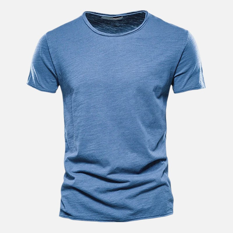 Ariste - Chemise décontractée à manches courtes en coton pour homme, douce et fine