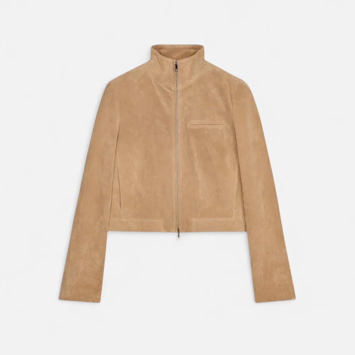 Ariste | Veste à col montant en daim