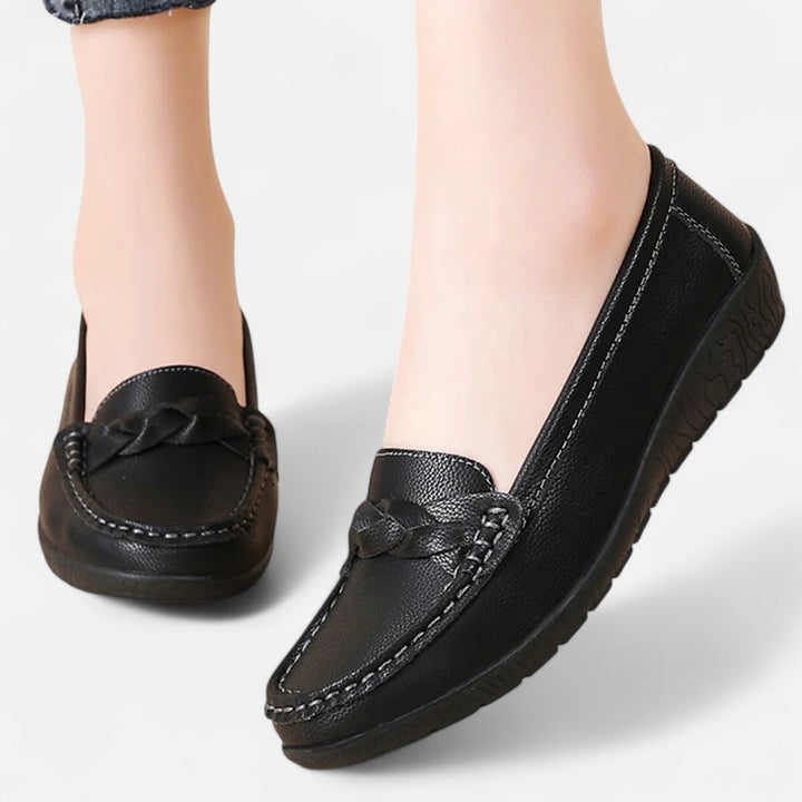 Ariste | Chaussures à enfiler en cuir souple pour femme