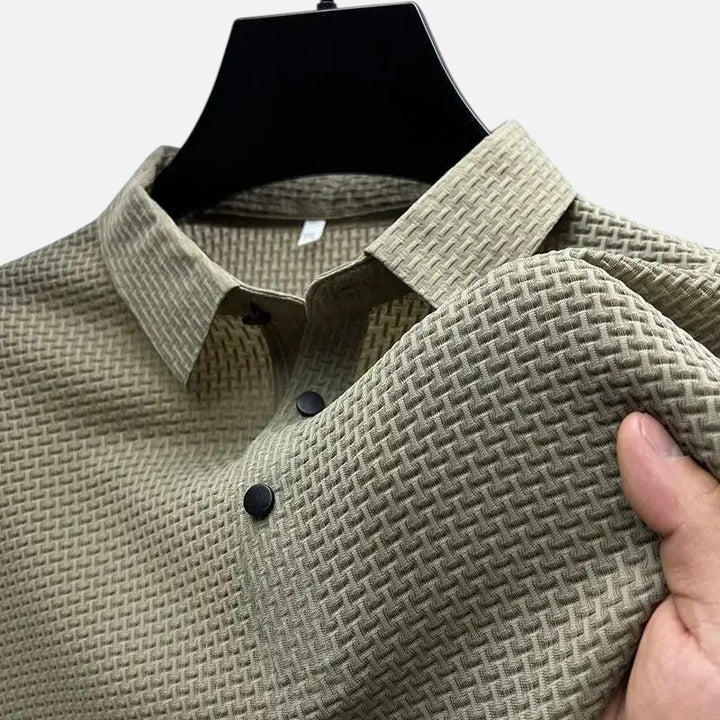 Ariste | Polo respirant à manches courtes pour homme