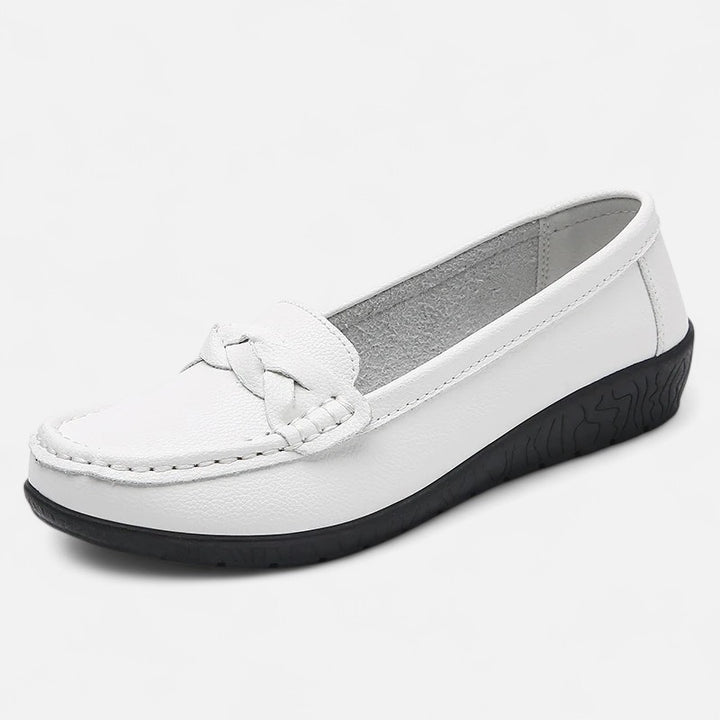 Ariste | Chaussures à enfiler en cuir souple pour femme