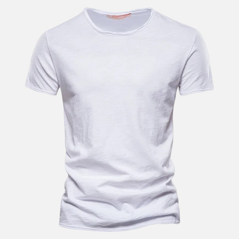 Ariste - Chemise décontractée à manches courtes en coton pour homme, douce et fine