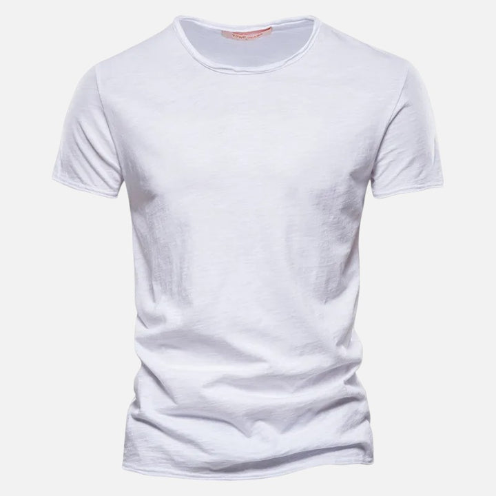 Ariste - Chemise décontractée à manches courtes en coton pour homme, douce et fine