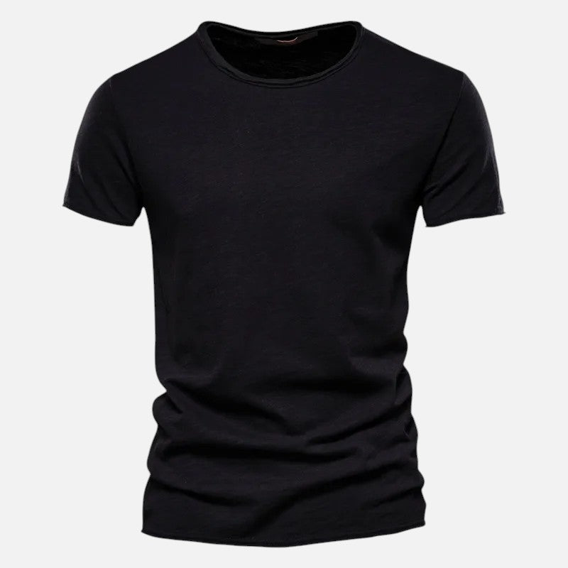 Ariste - Chemise décontractée à manches courtes en coton pour homme, douce et fine