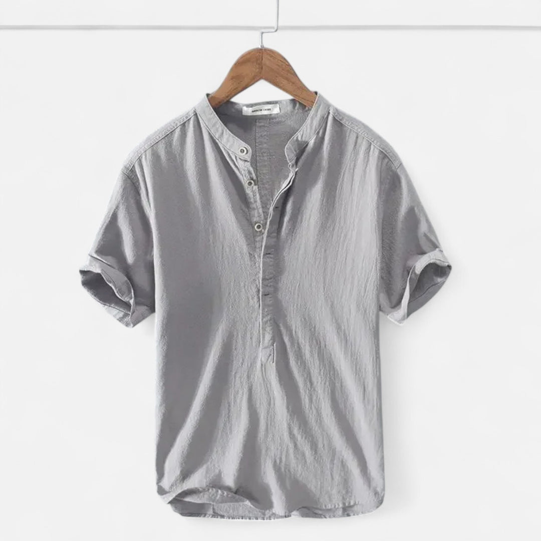 Ariste | T-shirt d'été décontracté en lin pour homme