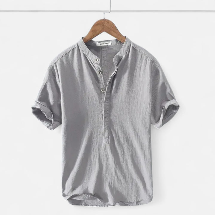 Ariste | T-shirt d'été décontracté en lin pour homme