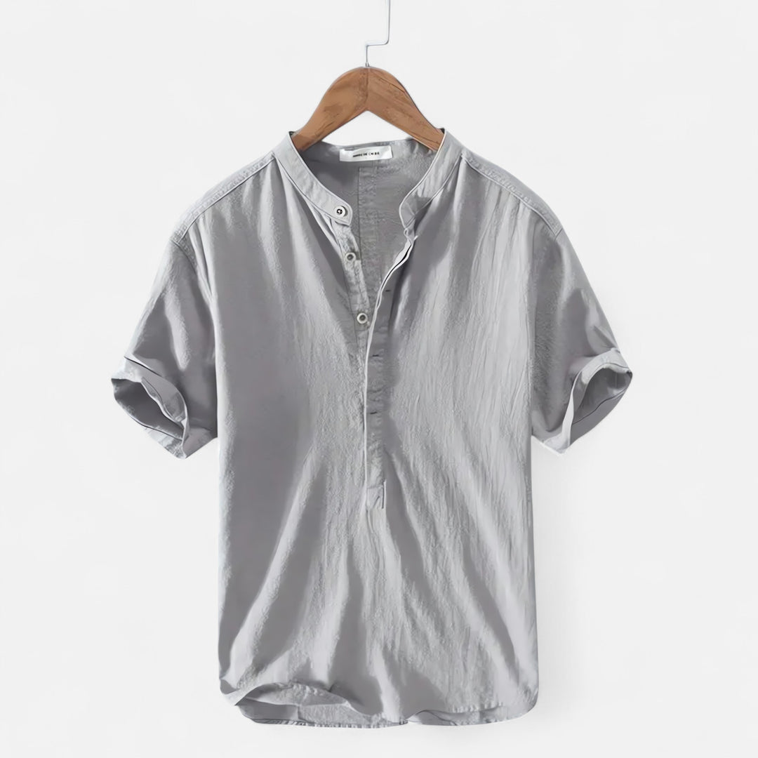 Ariste | T-shirt d'été décontracté en lin pour homme