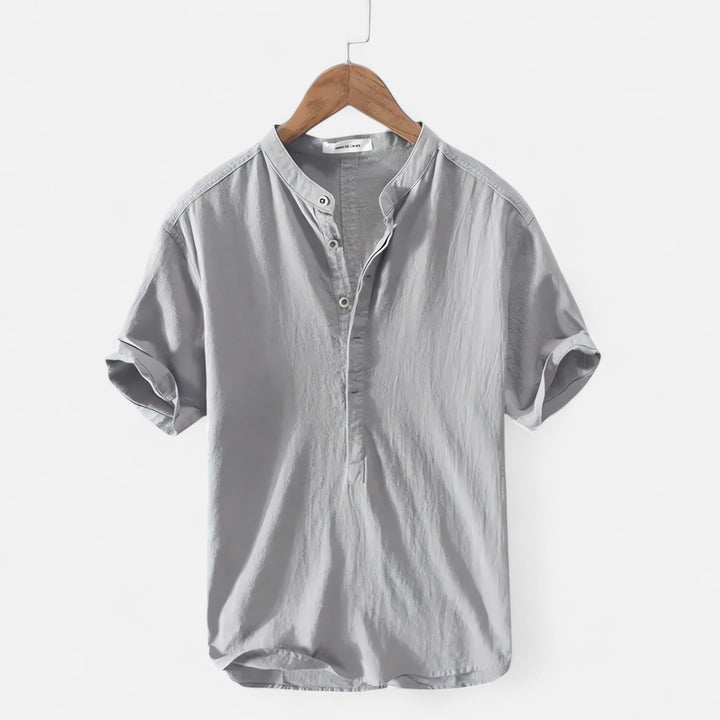 Ariste | T-shirt d'été décontracté en lin pour homme