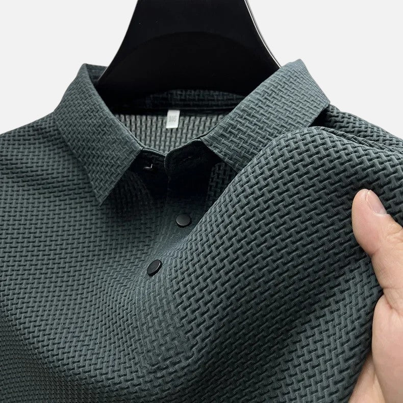 Ariste | Polo respirant à manches courtes pour homme