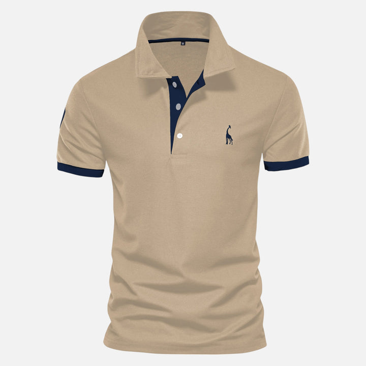 Ariste | Polo décontracté à manches courtes avec broderie de qualité pour homme