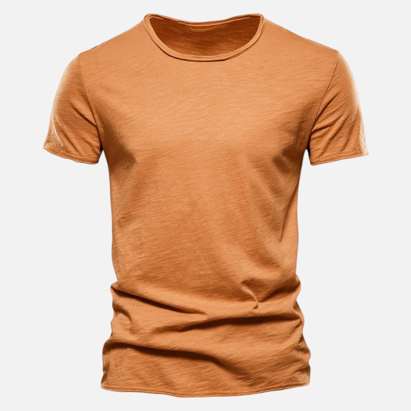 Ariste - Chemise décontractée à manches courtes en coton pour homme, douce et fine