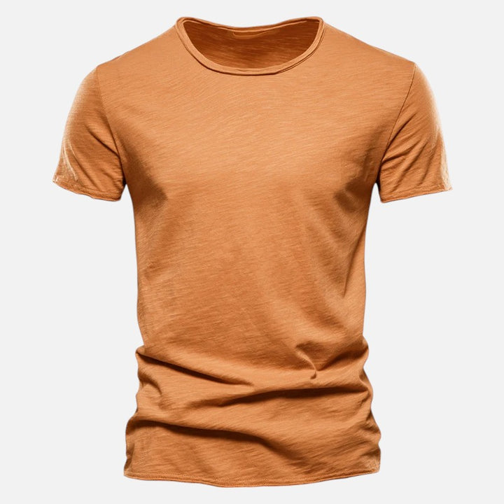 Ariste - Chemise décontractée à manches courtes en coton pour homme, douce et fine