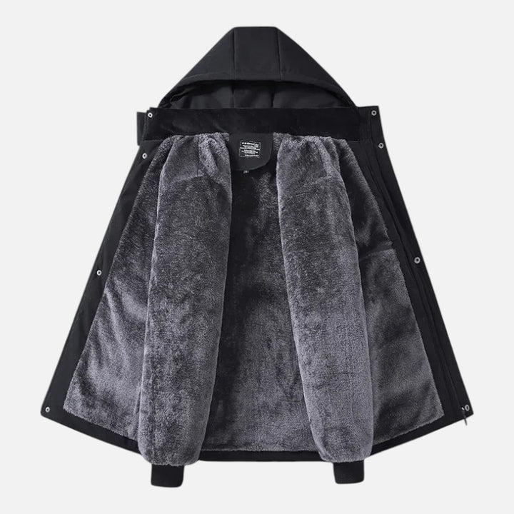 Ariste | Parka d'Hiver Doublée Cachemire