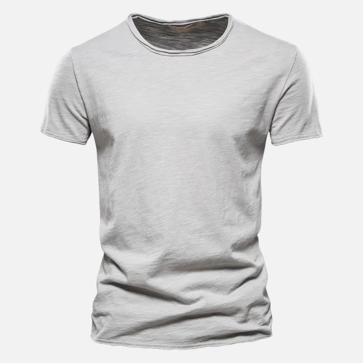Ariste - Chemise décontractée à manches courtes en coton pour homme, douce et fine