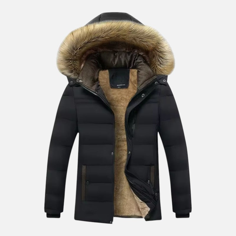 Ariste | Veste d'Hiver pour Homme en Coton Doublée Polaire