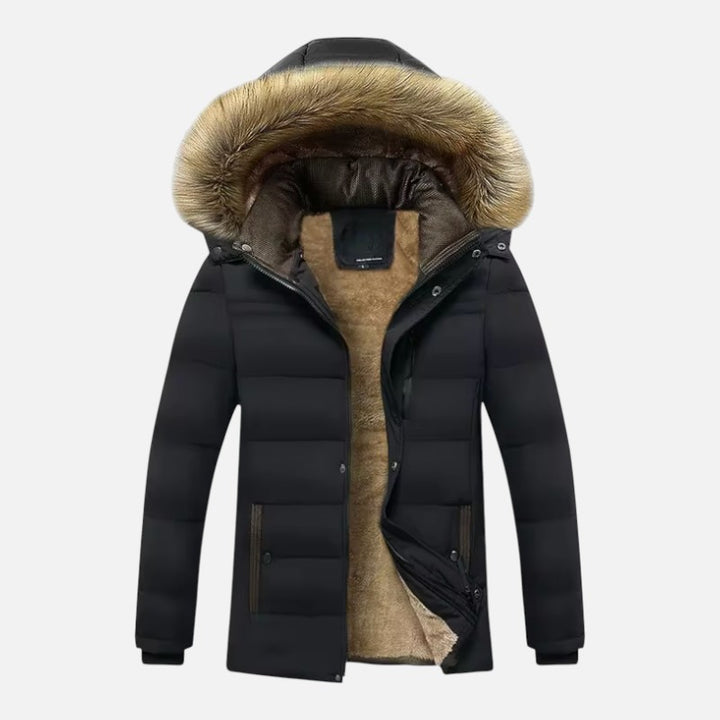 Ariste | Veste d'Hiver pour Homme en Coton Doublée Polaire