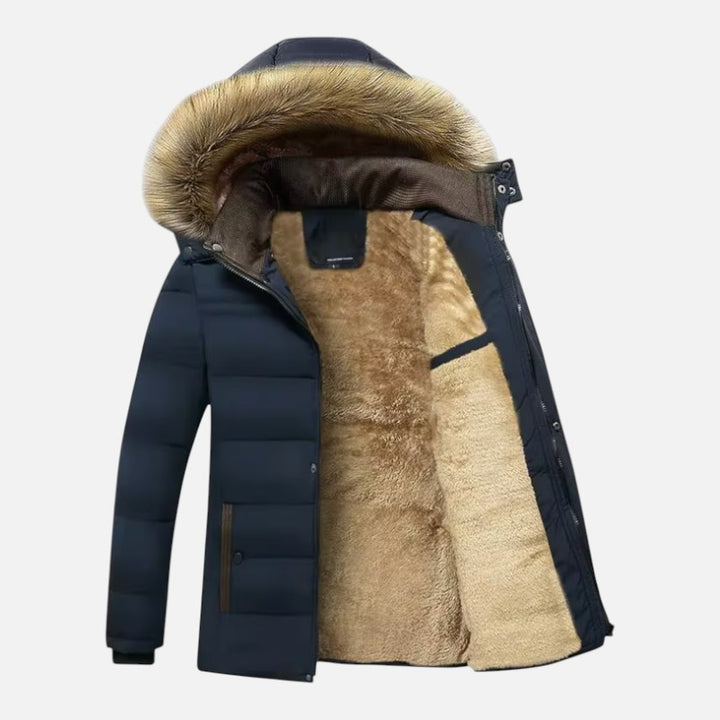 Ariste | Veste d'Hiver pour Homme en Coton Doublée Polaire