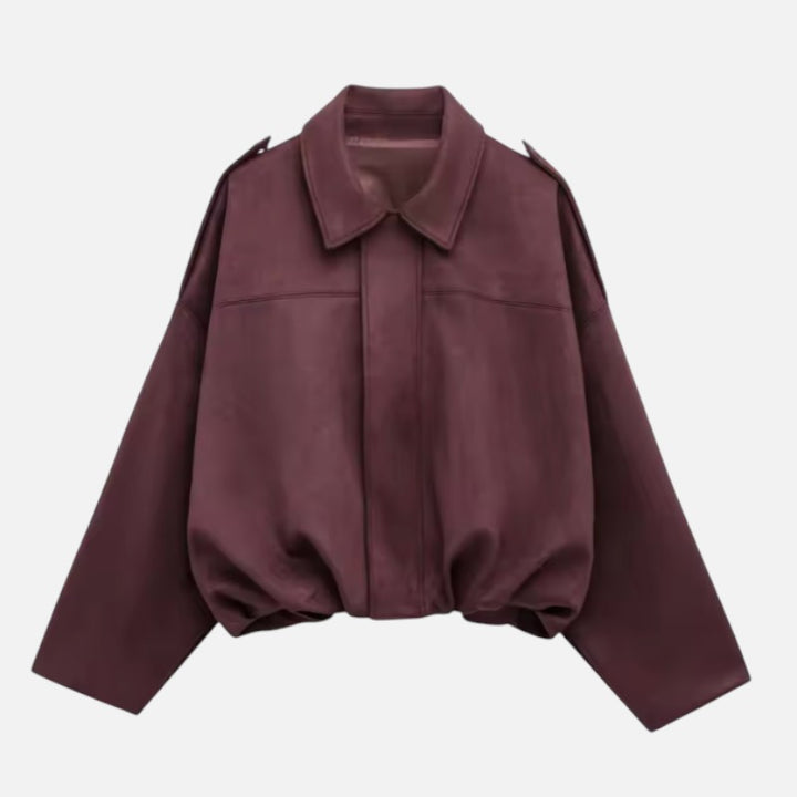 Ariste | Veste en polyester à col rabattu pour femme