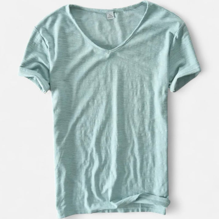 Ariste | T-shirt aéré en coton et lin