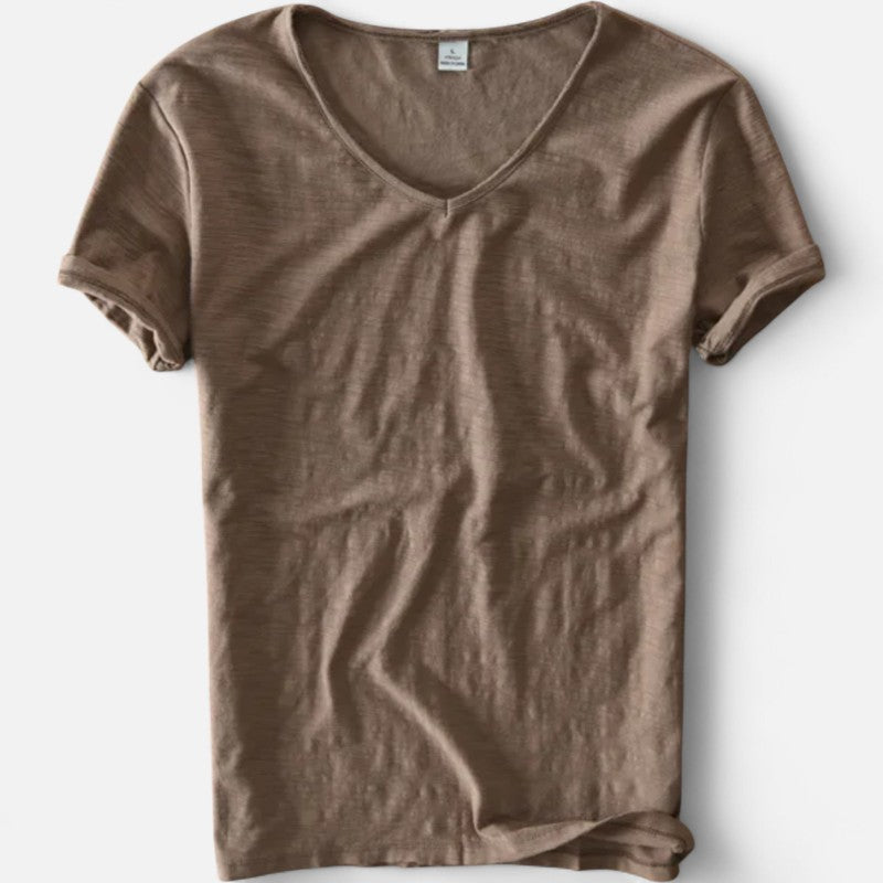 Ariste | T-shirt aéré en coton et lin