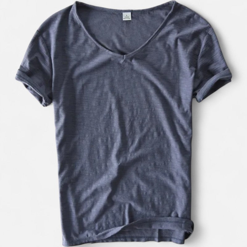 Ariste | T-shirt aéré en coton et lin