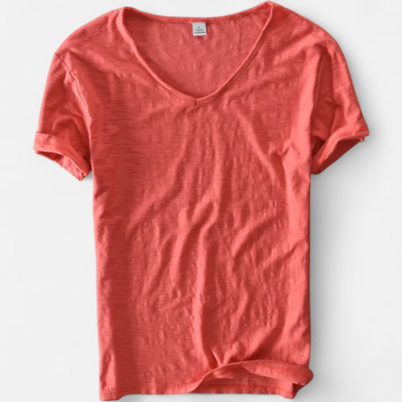 Ariste | T-shirt aéré en coton et lin