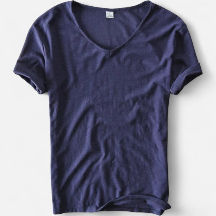 Ariste | T-shirt aéré en coton et lin