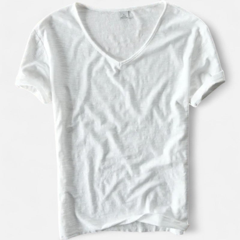 Ariste | T-shirt aéré en coton et lin