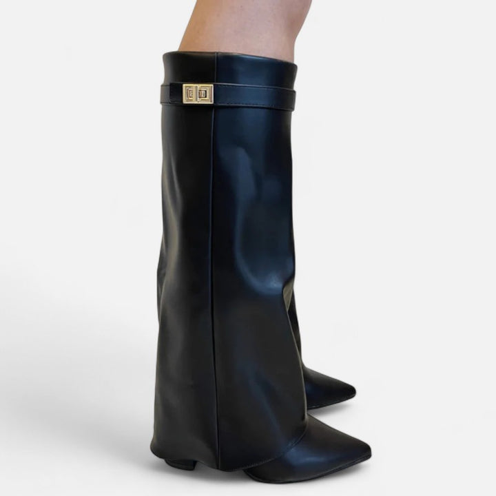 Ariste | Bottes hautes à revers