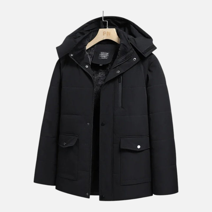 Ariste | Parka d'Hiver Doublée Cachemire