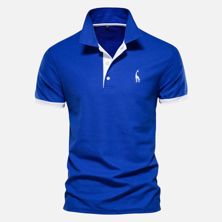 Ariste | Polo décontracté à manches courtes avec broderie de qualité pour homme