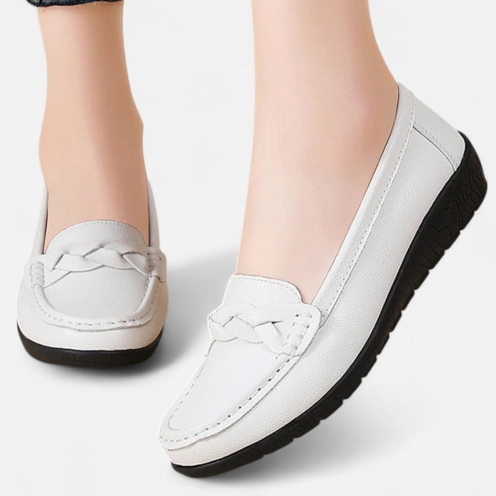 Ariste | Chaussures à enfiler en cuir souple pour femme