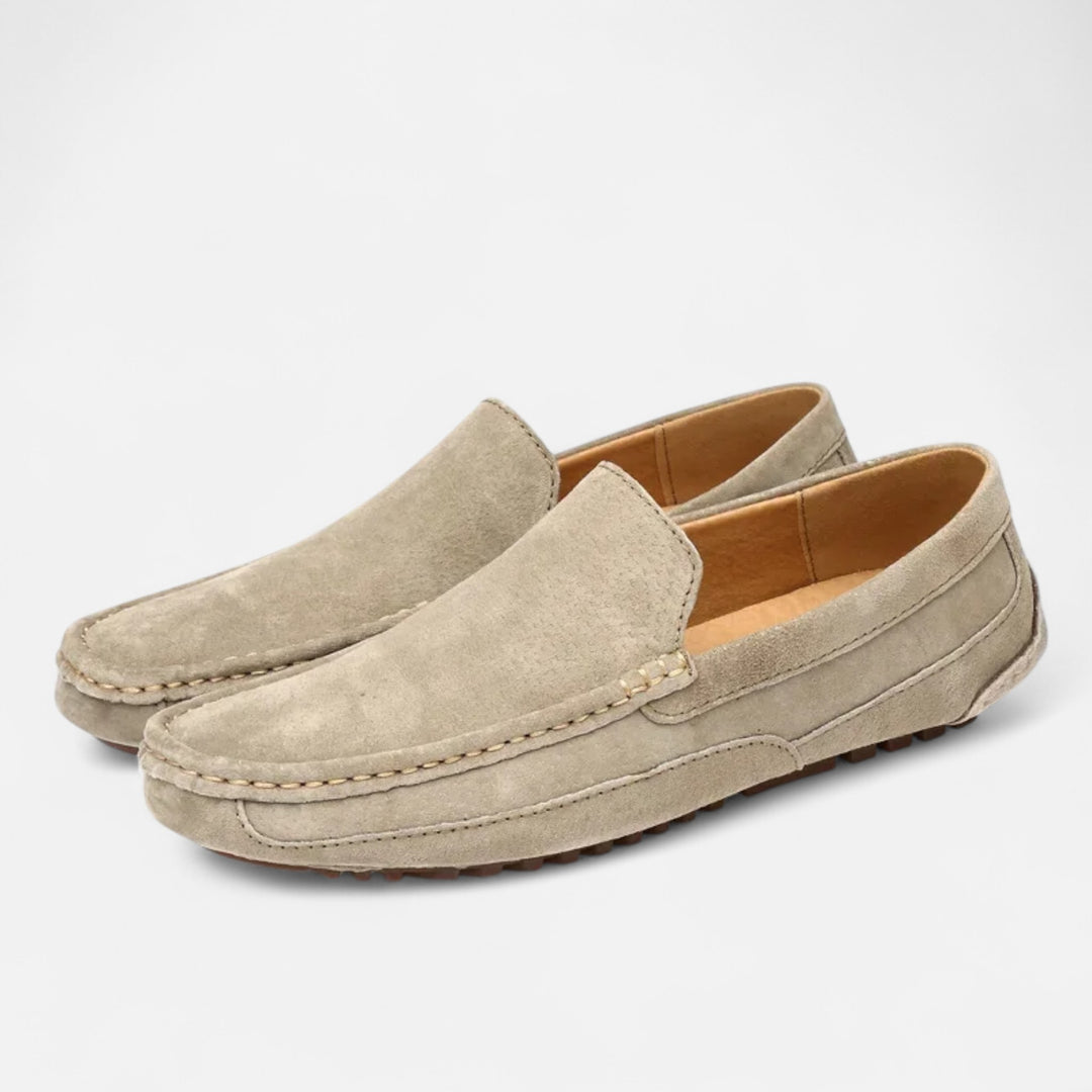 Ariste | Mocassins de luxe décontractés en cuir suédé pour homme