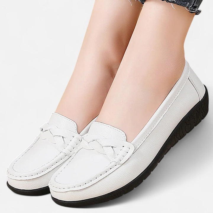 Ariste | Chaussures à enfiler en cuir souple pour femme