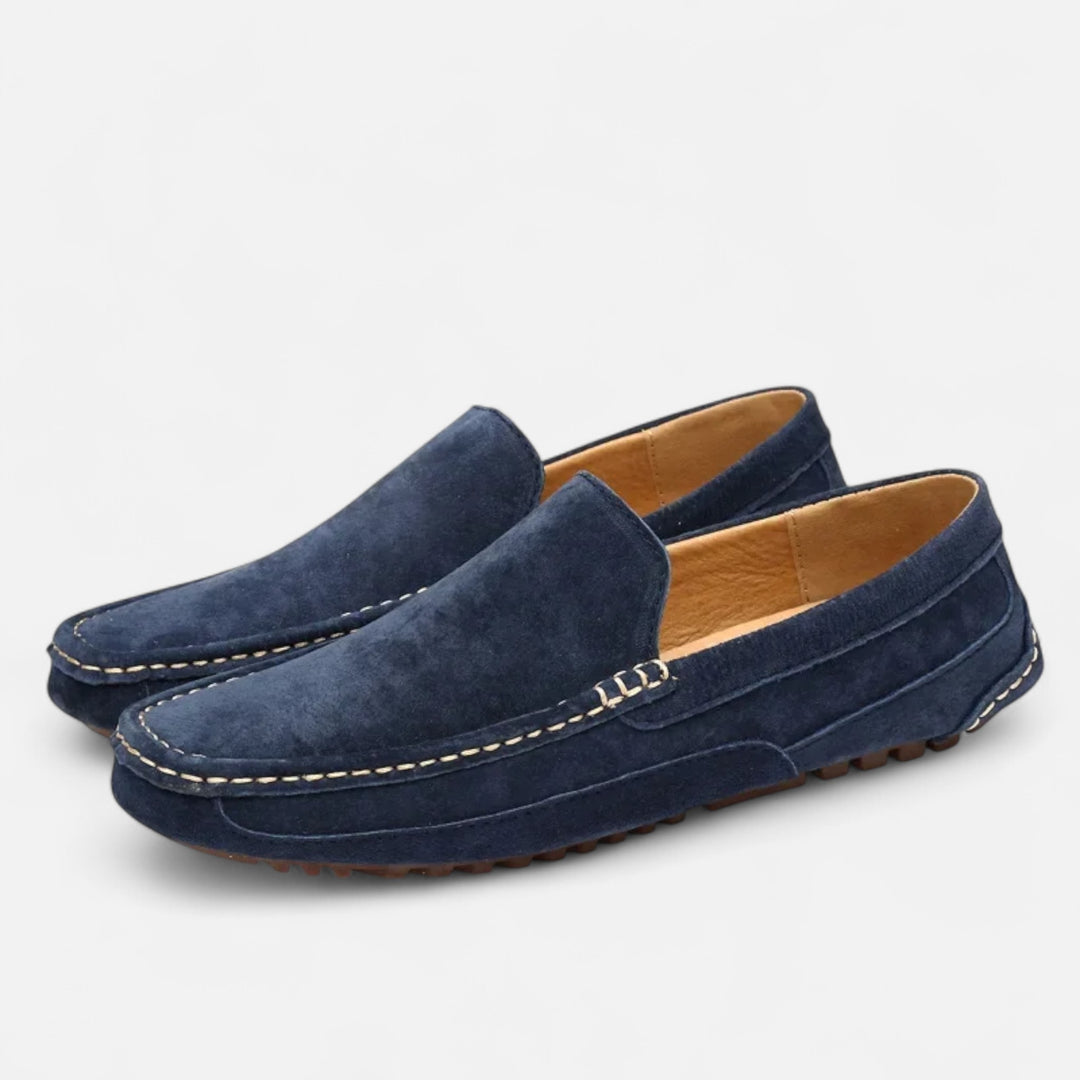Ariste | Mocassins de luxe décontractés en cuir suédé pour homme