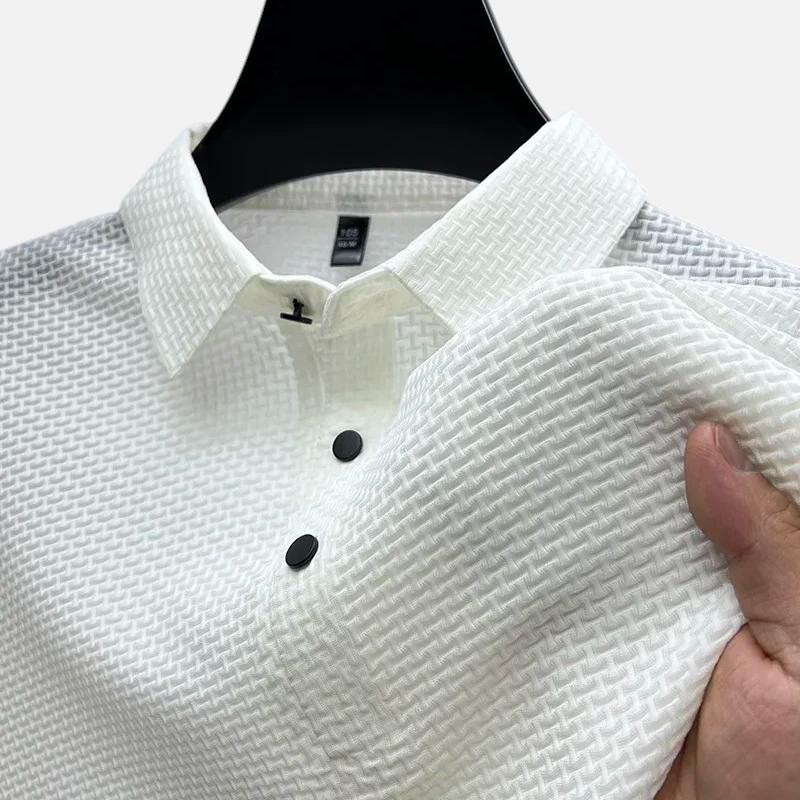 Ariste | Polo respirant à manches courtes pour homme