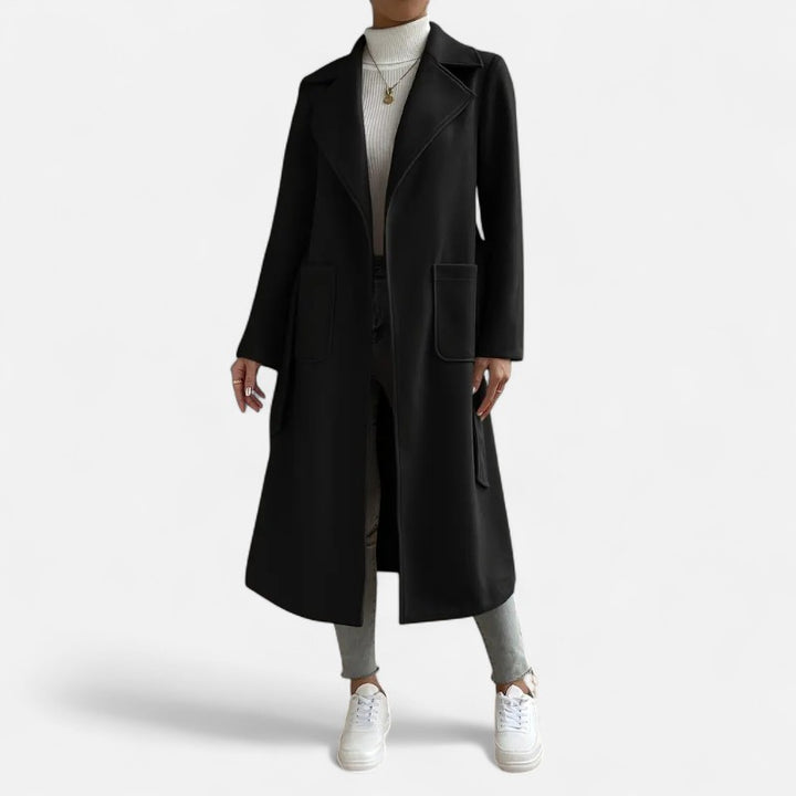 Ariste | Trench-coat élégant à ceinture pour femme