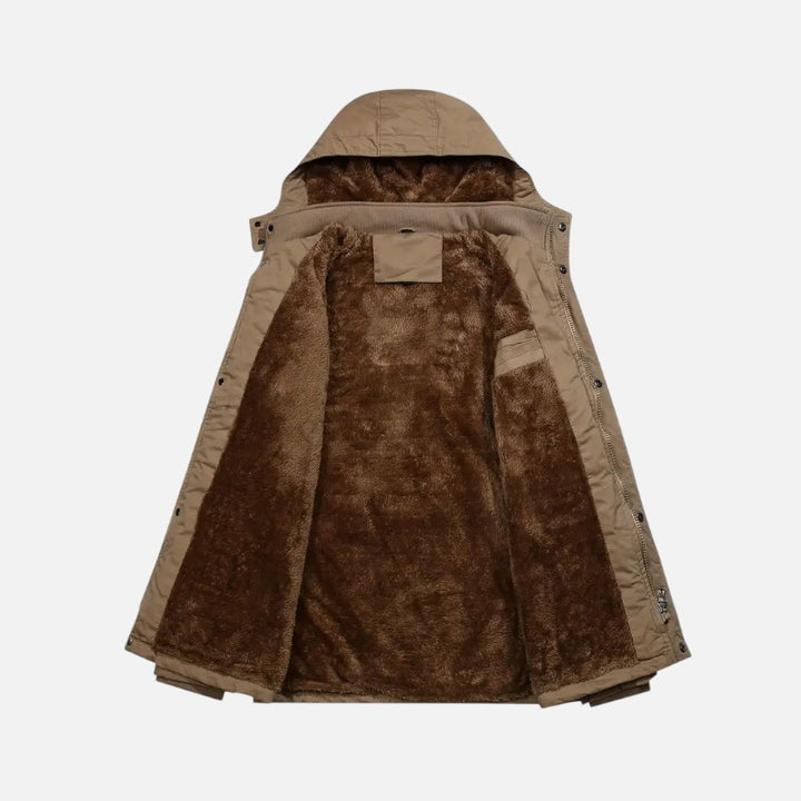 Ariste | Veste coupe-vent doublée polaire pour homme